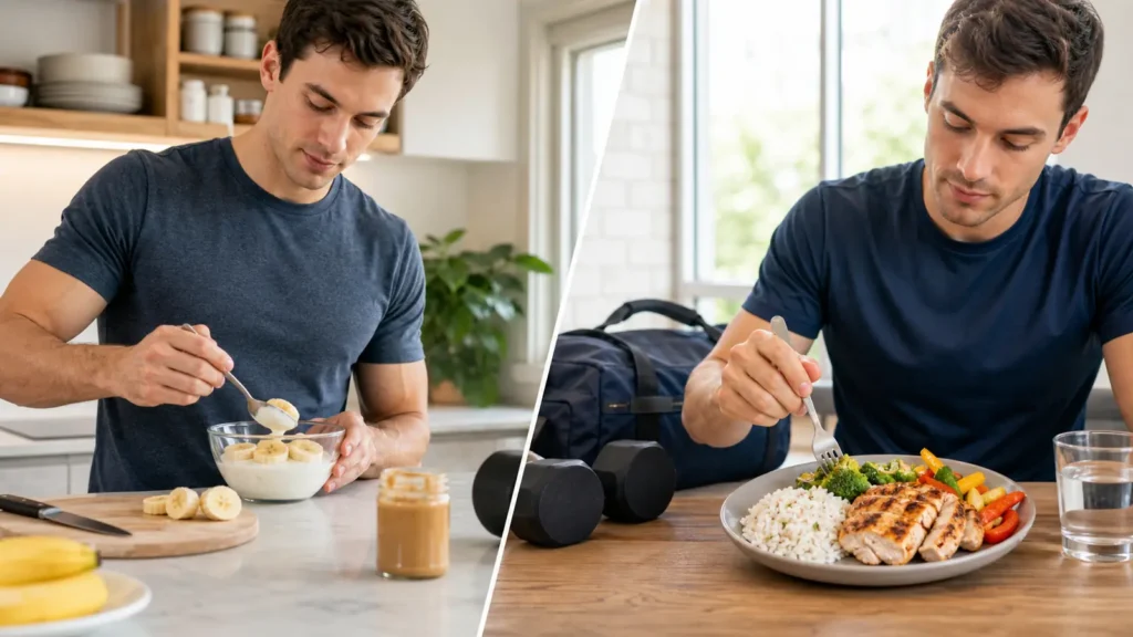 Qué Comer Antes y Después de Entrenar
